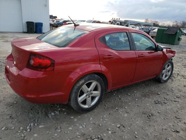 1C3CDZAB6DN566005 - 2013 DODGE AVENGER SE RED photo 3