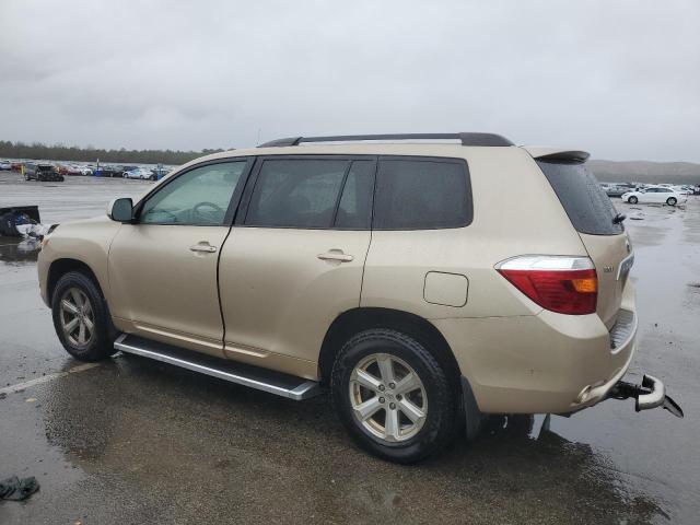 JTEES41A782083453 - 2008 TOYOTA HIGHLANDER TAN photo 2