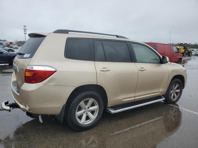 JTEES41A782083453 - 2008 TOYOTA HIGHLANDER TAN photo 3