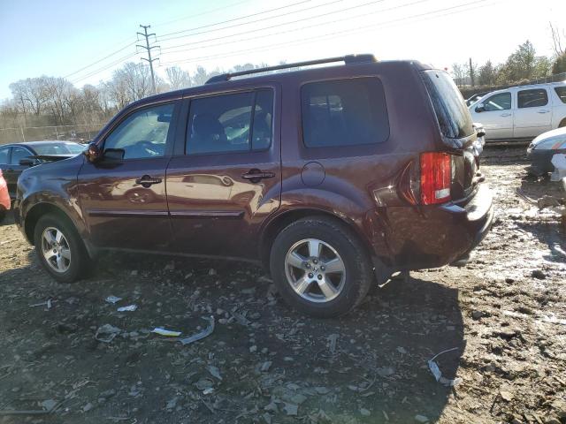 5FNYF3H41BB003066 - 2011 HONDA PILOT EX MAROON photo 2