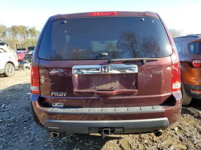 5FNYF3H41BB003066 - 2011 HONDA PILOT EX MAROON photo 6