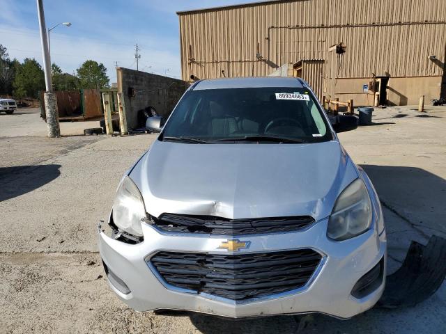 2GNALBEK6H1559092 - 2017 CHEVROLET EQUINOX LS SILVER photo 5