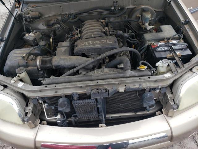 5TBRT34105S459142 - 2005 TOYOTA TUNDRA ACCESS CAB SR5 GOLD photo 11