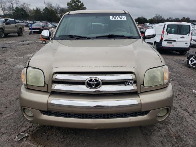 5TBRT34105S459142 - 2005 TOYOTA TUNDRA ACCESS CAB SR5 GOLD photo 5