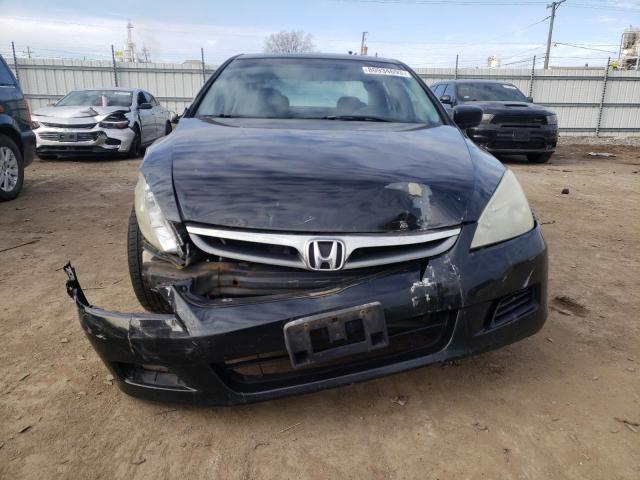 1HGCM56837A055382 - 2007 HONDA ACCORD EX BLUE photo 5