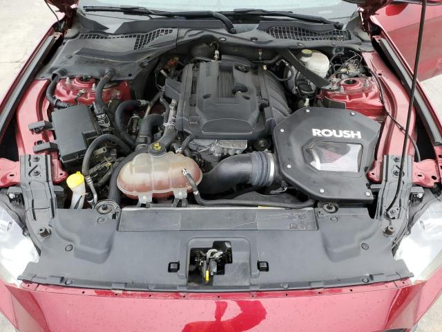 1FA6P8TH0J5127704 - 2018 FORD MUSTANG MAROON photo 11