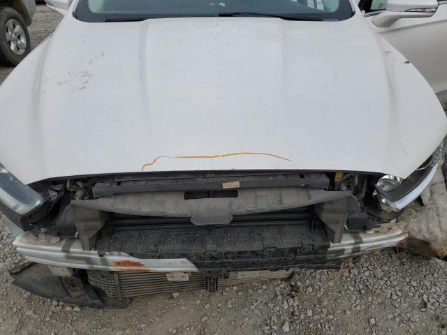 3FA6P0K97ER102376 - 2014 FORD FUSION TITANIUM WHITE photo 11