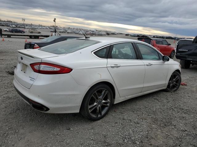 3FA6P0K97ER102376 - 2014 FORD FUSION TITANIUM WHITE photo 3