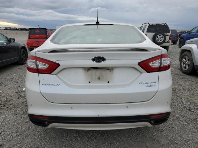 3FA6P0K97ER102376 - 2014 FORD FUSION TITANIUM WHITE photo 6