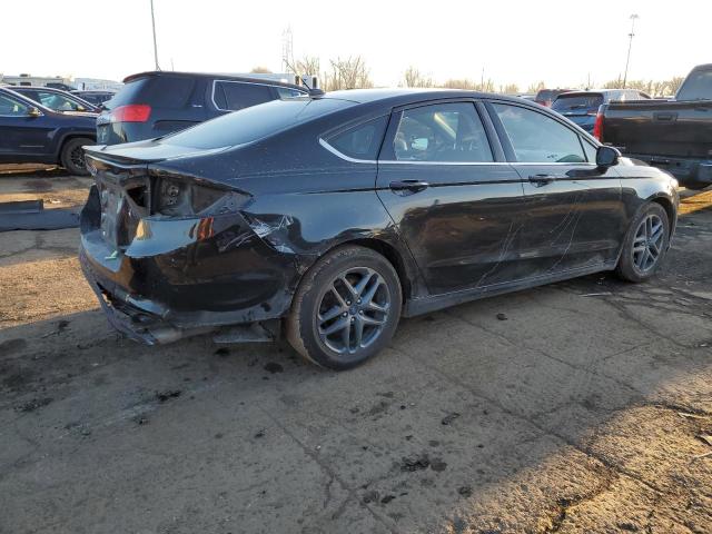 3FA6P0H77ER109351 - 2014 FORD FUSION SE BLACK photo 3