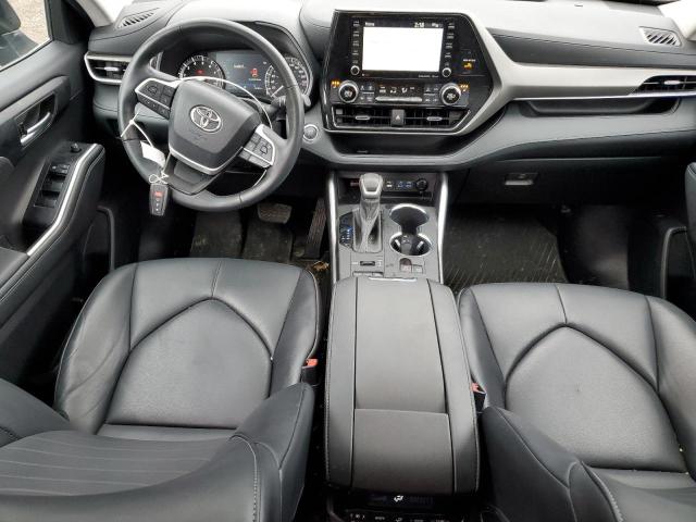 5TDGZRBH5NS576571 - 2022 TOYOTA HIGHLANDER XLE GRAY photo 8