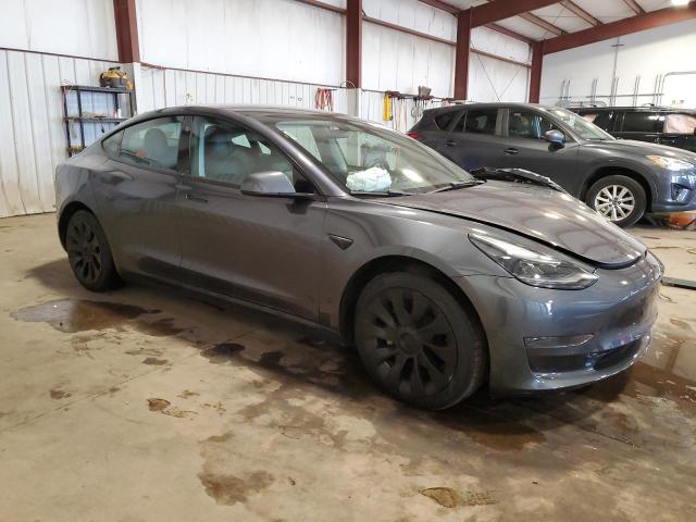 5YJ3E1EA6NF102191 - 2022 TESLA MODEL 3 CHARCOAL photo 4