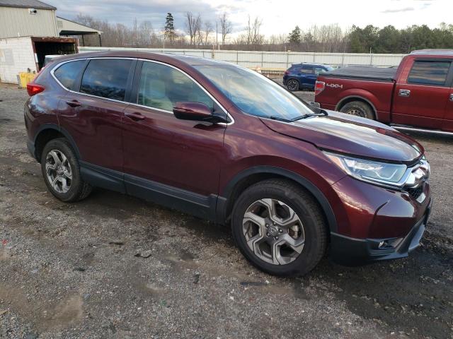 5J6RW2H57KL028777 - 2019 HONDA CR-V EX BURGUNDY photo 4