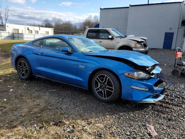 1FA6P8CF4K5203697 - 2019 FORD MUSTANG GT BLUE photo 4