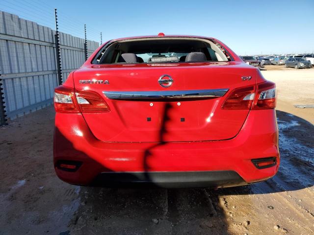 3N1AB7AP1KL611988 - 2019 NISSAN SENTRA S RED photo 6