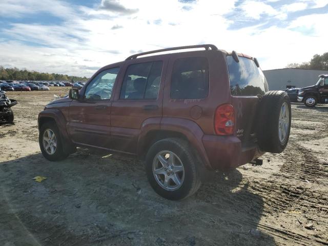 1J8GL58K03W666603 - 2003 JEEP LIBERTY LIMITED BURGUNDY photo 2