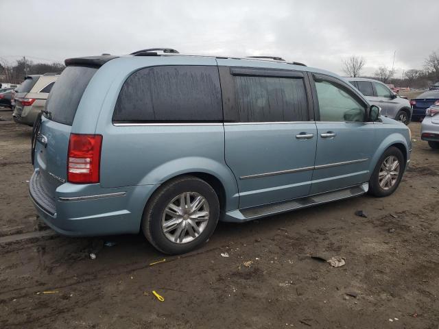 2A4RR6DX2AR149728 - 2010 CHRYSLER TOWN & COU LIMITED TEAL photo 3
