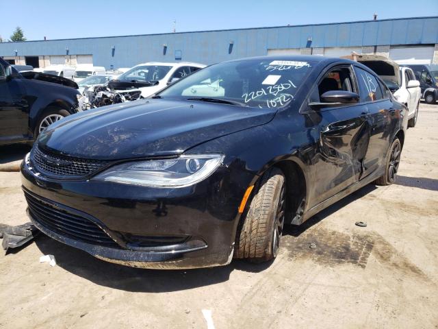 1C3CCCAB4FN721072 - 2015 CHRYSLER 200 LIMITED BLACK photo 2