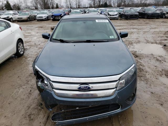 3FAHP0HA5BR318457 - 2011 FORD FUSION SE BLUE photo 5