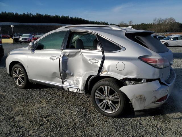 2T2ZK1BA5FC179109 - 2015 LEXUS RX 350 SILVER photo 2