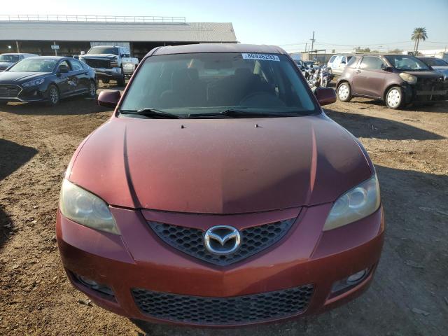 JM1BK32F681128237 - 2008 MAZDA 3 I RED photo 5