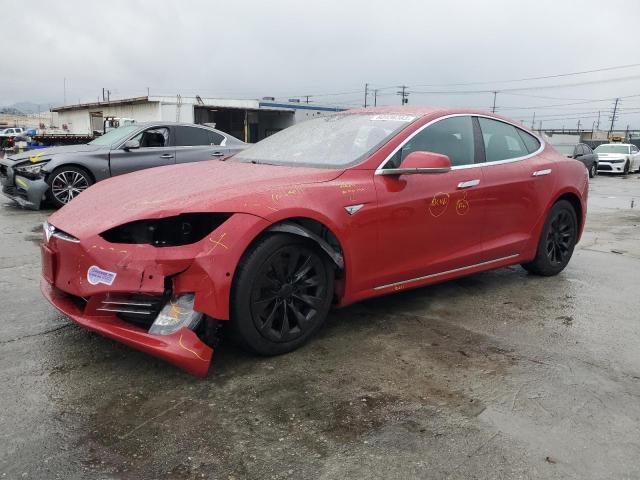 5YJSA1E22GF131447 - 2016 TESLA MODEL S წითელი ფოტო 1