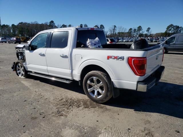 1FTEW1EP5MFB34330 - 2021 FORD F150 SUPERCREW WHITE photo 2