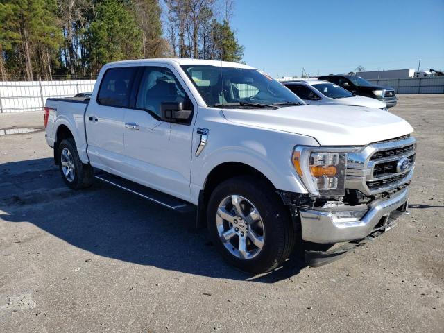 1FTEW1EP5MFB34330 - 2021 FORD F150 SUPERCREW WHITE photo 4