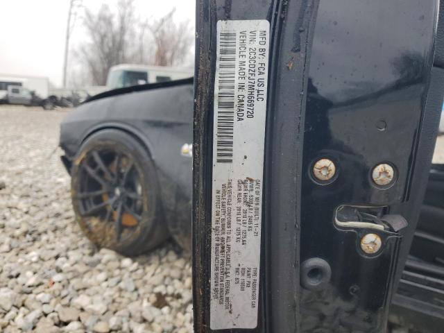 2C3CDZFJ7MH669720 - 2021 DODGE CHALLENGER R/T SCAT PACK BLACK photo 13