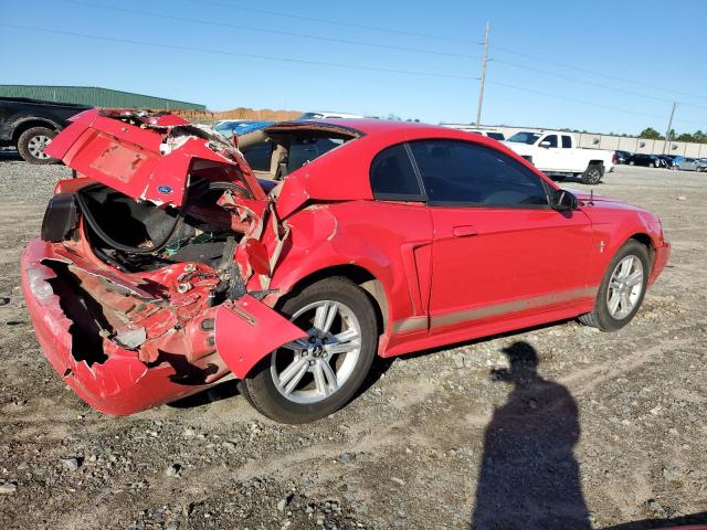 1FAFP40482F239303 - 2002 FORD MUSTANG RED photo 3