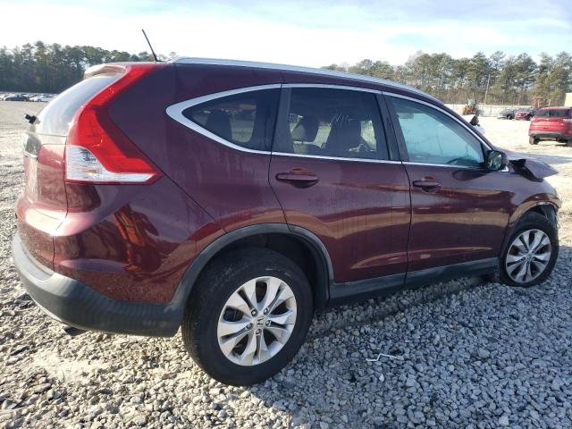 5J6RM3H77DL002714 - 2013 HONDA CR-V EXL BURGUNDY photo 3