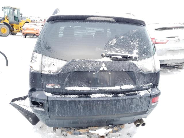 JA4JT3AXXAZ603165 - 2010 MITSUBISHI OUTLANDER XLS BLACK photo 6