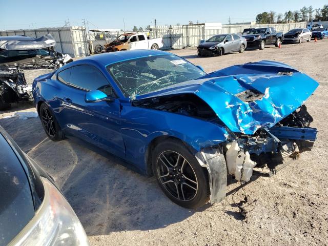 1FA6P8TH6K5180490 - 2019 FORD MUSTANG BLUE photo 4