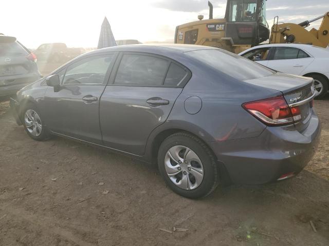 2HGFB2F50FH520532 - 2015 HONDA CIVIC LX GRAY photo 2