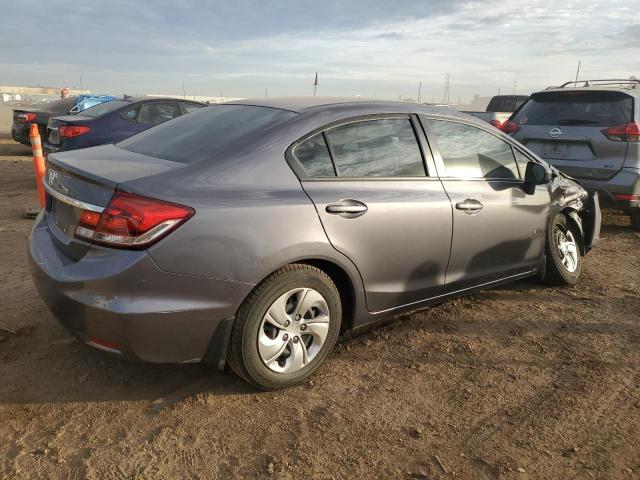 2HGFB2F50FH520532 - 2015 HONDA CIVIC LX GRAY photo 3