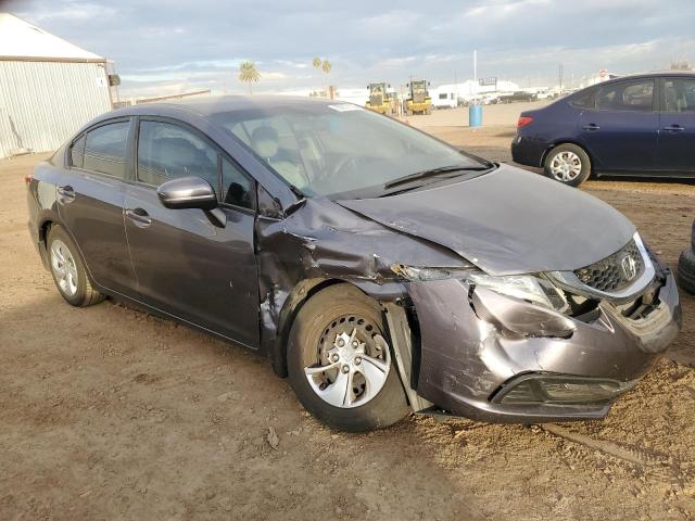 2HGFB2F50FH520532 - 2015 HONDA CIVIC LX GRAY photo 4