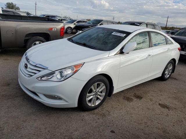 5NPEB4ACXDH740776 - 2013 HYUNDAI SONATA GLS WHITE photo 1