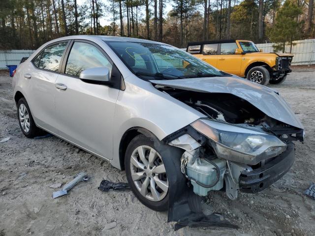 2T1BURHE5EC167078 - 2014 TOYOTA COROLLA L SILVER photo 4