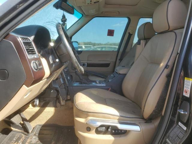 SALME15488A271519 - 2008 LAND ROVER RANGE ROVE HSE BLACK photo 7