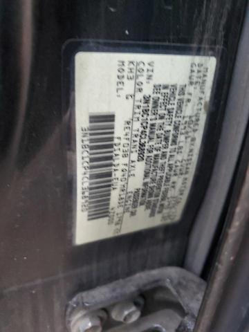 3N1BC1CP4CL368920 - 2012 NISSAN VERSA S BLACK photo 12