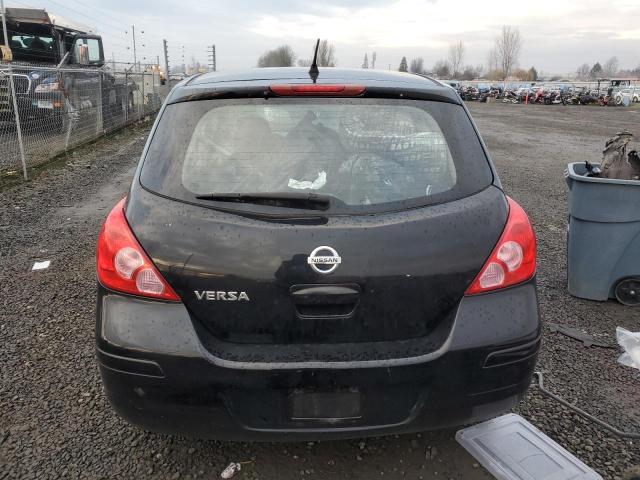 3N1BC1CP4CL368920 - 2012 NISSAN VERSA S BLACK photo 6