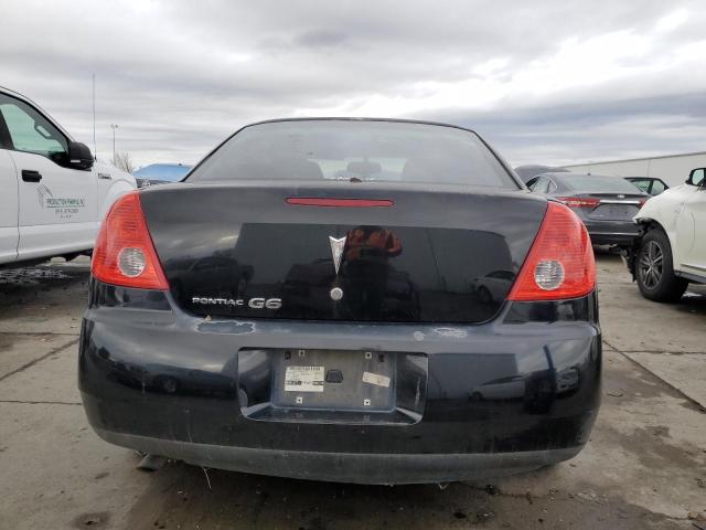 1G2ZF57B084144604 - 2008 PONTIAC G6 VALUE LEADER BLACK photo 6