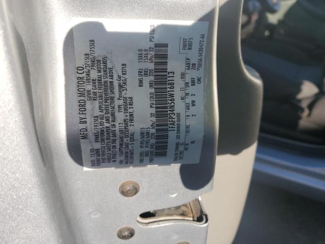 1FAFP34N56W168113 - 2006 FORD FOCUS ZX4 SILVER photo 12