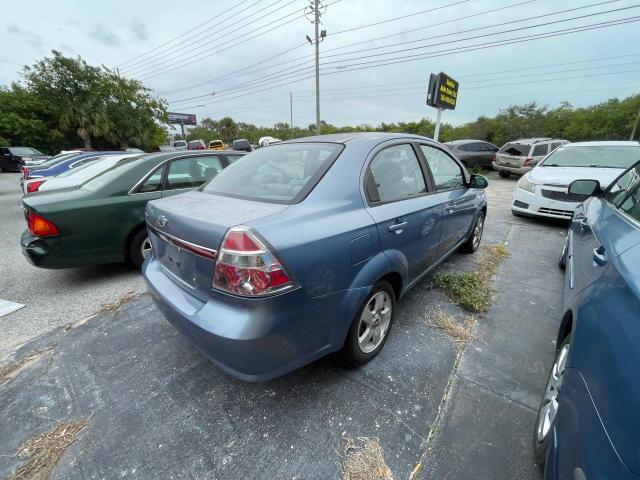 KL1TG56617B050834 - 2007 CHEVROLET AVEO LT BLUE photo 4