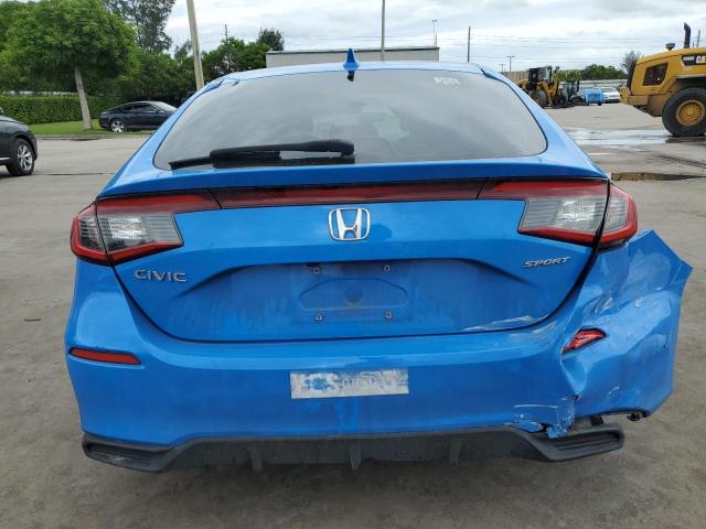 19XFL2H81NE012874 - 2022 HONDA CIVIC SPORT ლურჯი ფოტო 6