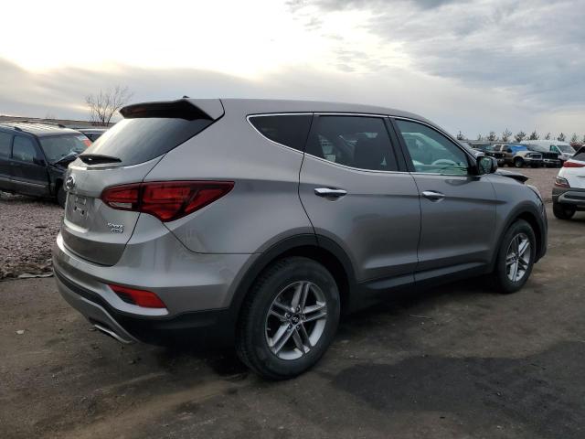 5NMZTDLB9JH058922 - 2018 HYUNDAI SANTA FE S SILVER photo 3