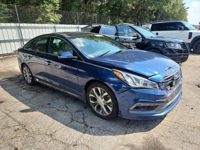 5NPE34ABXHH562717 - 2017 HYUNDAI SONATA SPORT BLUE photo 4