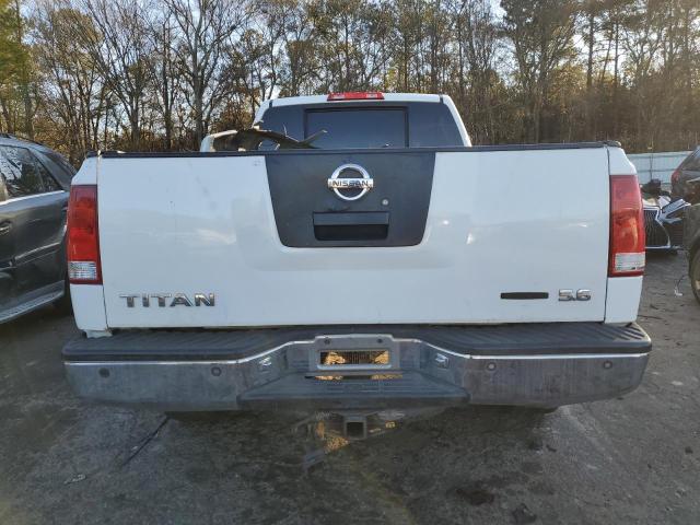 1N6BA07G99N307057 - 2009 NISSAN TITAN XE WHITE photo 6