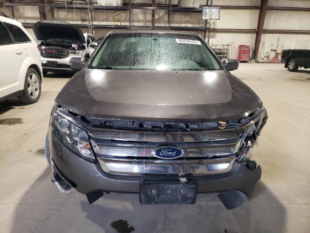 3FAHP0JGXCR192581 - 2012 FORD FUSION SEL GRAY photo 5