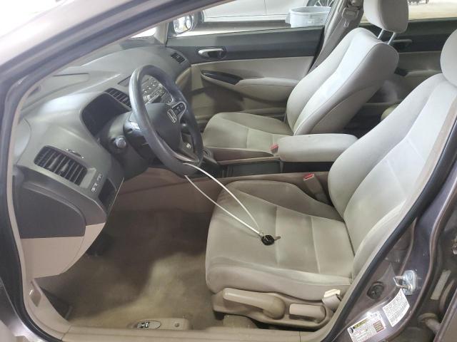 1HGFA16569L027720 - 2009 HONDA CIVIC LX GRAY photo 7
